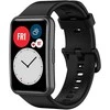 4Wrist Silikoninis dirželis Huawei Watch FIT, FIT SE, FIT new - Juodas