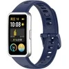 4Wrist Silicone strap for Huawei Watch Band 10, 9, 8 - Dark Mėlyna