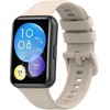 4Wrist Silikoninis dirželis Huawei Watch FIT 2 Active - smėlio spalvos