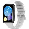 4Wrist Silikoninis dirželis Huawei Watch FIT 2 Active - baltas