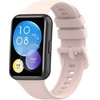 4Wrist Silikonový řemínek pro Huawei Watch FIT 2 Active - Light rusvai gelsvas