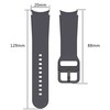 4Wrist Silikoninis dirželis, skirtas Samsung Galaxy Watch 6/5/4 – juodas