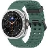 4Wrist Silikoninis sportinis dirželis, skirtas „Samsung Galaxy Watch8“ – tamsiai žalias