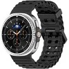 4Wrist Silikoninis sportinis dirželis, skirtas „Samsung Galaxy Watch 8“ – juodas