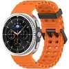 4Wrist Silikoninis sportinis dirželis, skirtas „Samsung Galaxy Watch8“ – oranžinis