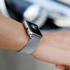 4Wrist Plieninis „Milan Pull“, skirtas „Apple Watch“ laikrodžiui – sidabrinis 38/40/41 mm
