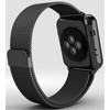 4Wrist Plieninis Milano traukiklis Apple Watch - juodas 38/40/41 mm
