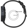4Wrist Universalus silikoninis dirželis su juoda sagtimi 20 mm - Juoda