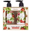 Accentra „Essential Botanics“ rankų priežiūros dovanų rinkinys „Strawberry & Vanilla“