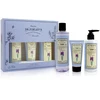 Accentra Lavender DR. FINLAY`S bath care gift set in a lavender gift box, dušo želė 240ml, body lotion 190ml, hand and nail cream 60ml, 3 fragrances