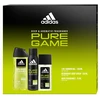 Adidas Pure Game - deodorant s rozprašovačem 75 ml + deodorant ve spreji 150 ml + sprchový gel 250 ml