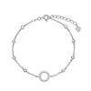 Again Jewelry Vėlgi Jewelry Decent sidabrinis apyrankė su cirkoniais AJNR0010