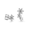 Again Jewelry Asimetriški sidabriniai auskarai su kubiniu cirkoniu AJNS0035