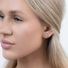Again Jewelry Žavūs sidabriniai auskarai su kubiniu cirkoniu AJNS0026