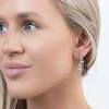 Again Jewelry Subtilūs sidabriniai kabantys auskarai su cirkoniais AJNS0023