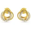 Again Jewelry Gold-plated earrings with cubic zirconia AJNS0069