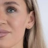 Again Jewelry Gold-plated earrings with cubic zirconia AJNS0069