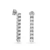 Again Jewelry Elegantiški sidabriniai kabantys auskarai su cirkoniais AJNS0001