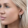Again Jewelry Elegantiški sidabriniai kabantys auskarai su cirkoniais AJNS0001