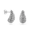 Again Jewelry Madingi sidabriniai auskarai su kubiniu cirkoniu Tear Drop AJNS0054