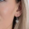 Again Jewelry Širdelės formos kabantys auskarai su kubiniu cirkoniu AJNS0067