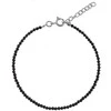 Again Jewelry Juodų špinelio karoliukų apyrankė AJKNR010