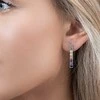 Again Jewelry Žaismingi kabantys auskarai su spalvotais kubiniais cirkoniais AJNS0041