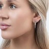 Again Jewelry Žaismingi kabantys auskarai su spalvotais kubiniais cirkoniais AJNS0041