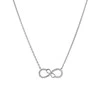 Again Jewelry Vėl papuošalai Populiarus Infinity Sidabrinis Kaklo papuošalas AJNA0032