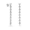 Again Jewelry Romantiški sidabriniai auskarai su kubiniu cirkoniu AJNS0037