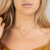 Again Jewelry Vėl papuošalai Sidabrinis drugelių karoliai AJNA0005 (grandinė, pakabukas)