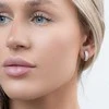 Again Jewelry Sidabriniai žiediniai auskarai su kubiniu cirkoniu AJNS0002
