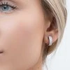 Again Jewelry Sidabriniai žiediniai auskarai su kubiniu cirkoniu AJNS0002
