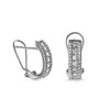 Again Jewelry Sidabriniai žiediniai auskarai su kubiniu cirkoniu AJNS0002