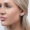 Again Jewelry Sidabriniai auskarai su smeigtukais su kubiniu cirkoniu AJNS0005