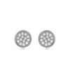 Again Jewelry Sidabriniai auskarai su smeigtukais su kubiniu cirkoniu AJNS0021