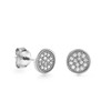 Again Jewelry Sidabriniai auskarai su smeigtukais su kubiniu cirkoniu AJNS0021