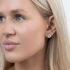 Again Jewelry Sidabriniai saulės auskarai su kubiniu cirkoniu AJNS0027