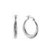 Again Jewelry Stilingi sidabriniai auskarai su lankeliu AJNS0062