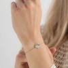 Again Jewelry Vėl papuošalai Populiarus Sidabrinis Apyrankė Keturių lapų dobilas AJNR0018