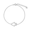 Again Jewelry Vėl papuošalai populiari Sidabrinis Hamsa apyrankė - Fatimos ranka AJNR0014