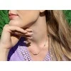Agato Amazonito ametisto laido karoliai HE25K3S-LP