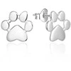 Agato Žavūs sidabriniai auskarai „Paws“ AGT-E197P