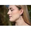Agato Elegantiški kabantys auskarai su cirkoniais AGT-E034PW