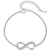 Agato Madinga sidabrinė apyrankė Infinity AGB762/21