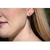 Agato Ilgi sidabriniai auskarai AGT-E040P