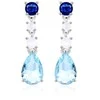 Agato Sidabrinis dangling earrings AGT-E074PBL