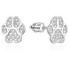 Agato Sidabrinis earrings Paw AGUP3548S