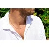 Agato Sidabrinis Figaro chain AGT-N046X-55