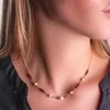 Alisia Gold-plated pakabukas with pearls and garnets AL5179.01.029